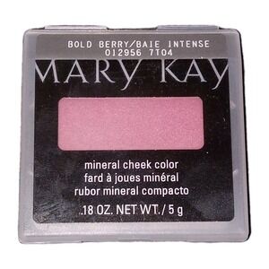 Mary Kay Mineral Cheek Color Bold Berry Blush .18 oz 5g New 012956 7T04